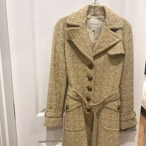 Banana Republic yellow coat size XS